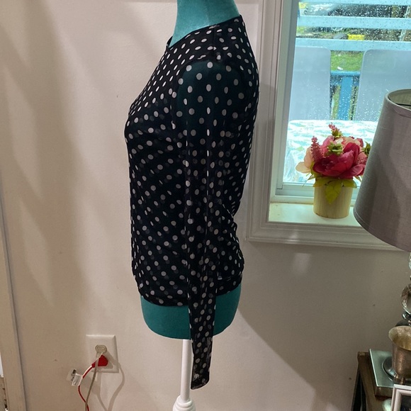 Printed Mesh Crewneck Top, Created for Macy’s✨ - Picture 6 of 7